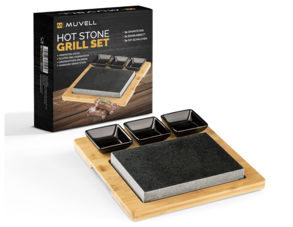 Muvell - Hot Stone Grill Set