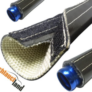 Schlauchland - Hitzeschutzschlauch Silikon-Titan