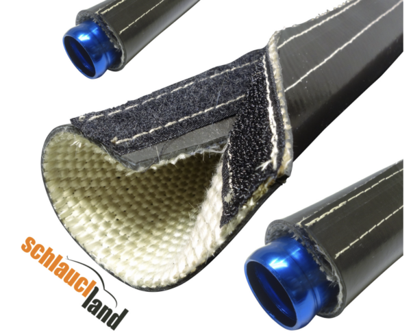Schlauchland - Hitzeschutzschlauch Silikon-Titan