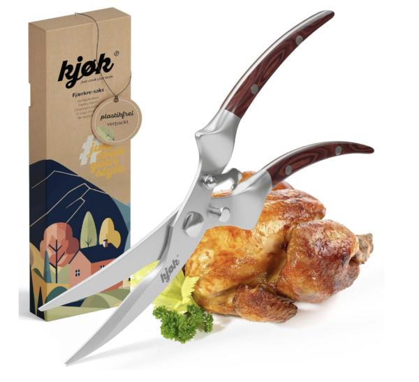 kjøk - Premium Geflügelschere Holz