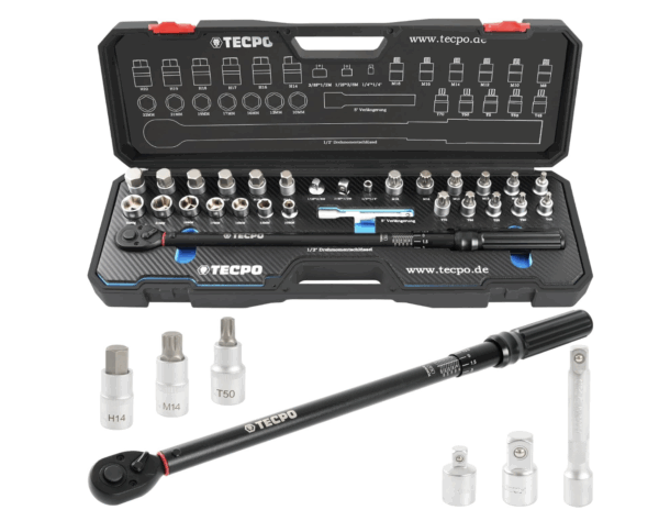 TECPO - Drehmomentschlüssel Set 1/2" Zoll