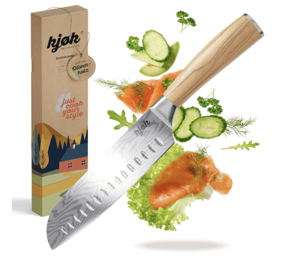 kjøk - Santoku Messer