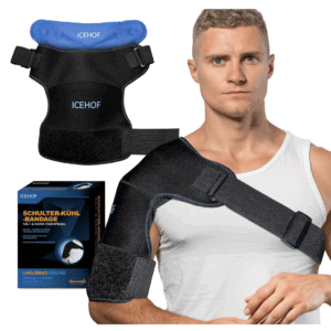 ICEHOF - Schulterbandage mit Kühlkompresse