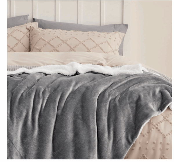 BEDSURE - Kuscheldecke Sherpa