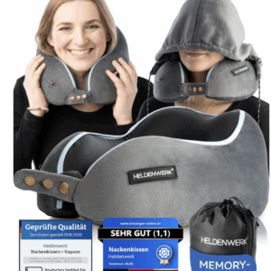 Heldenwerk - Nackenkissen mit Kapuze