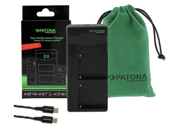 Patona - Ladegerät für Lithium Akku