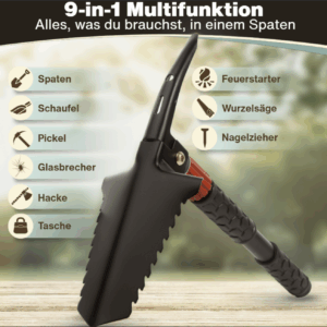 ALBAJ - Klappspaten 9-in-1