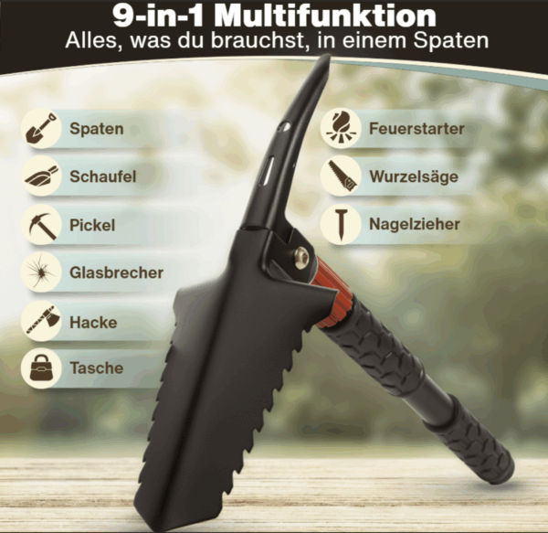 ALBAJ - Klappspaten 9-in-1
