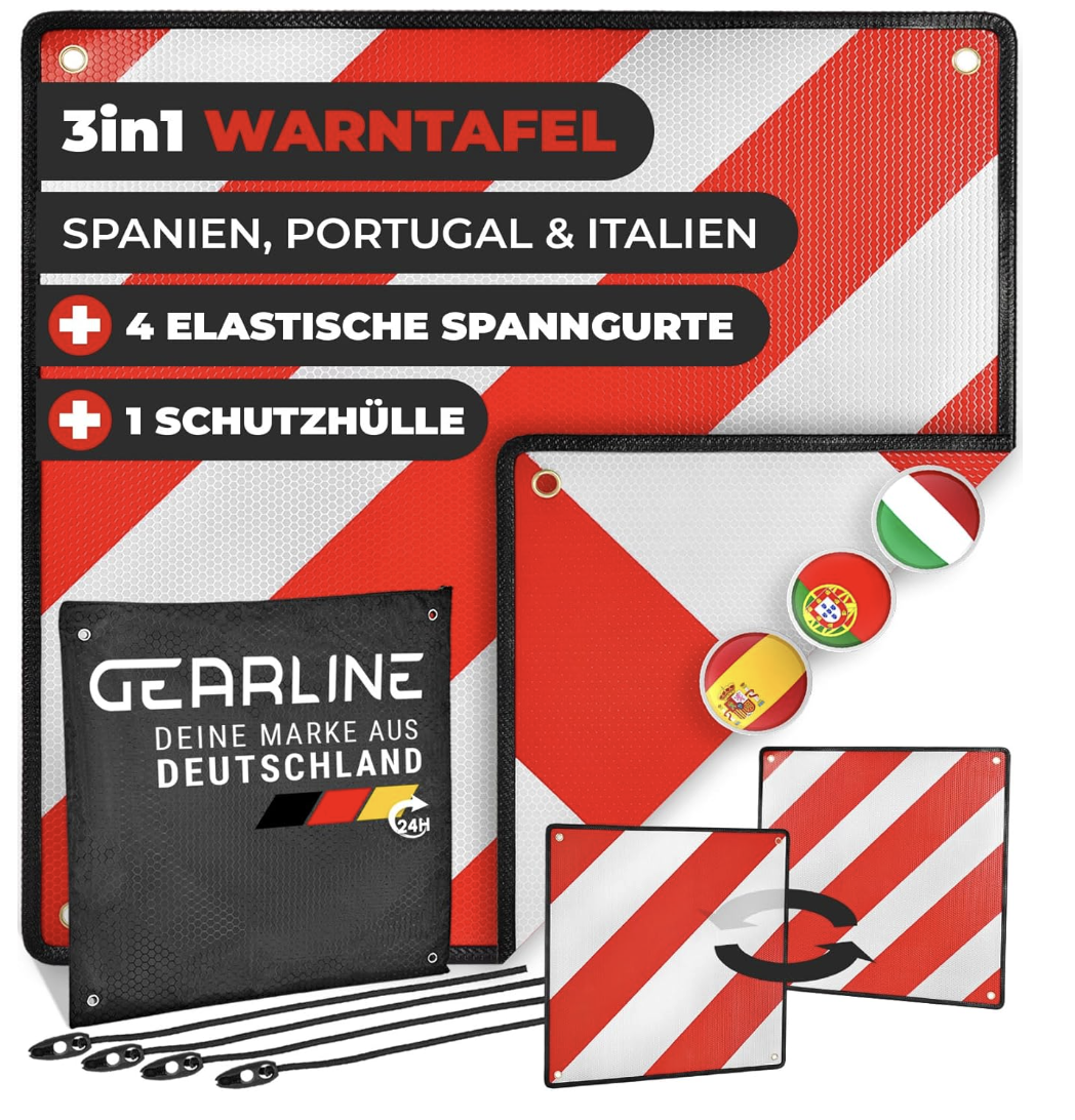GEARLINE® - 3-in-1 Warntafel