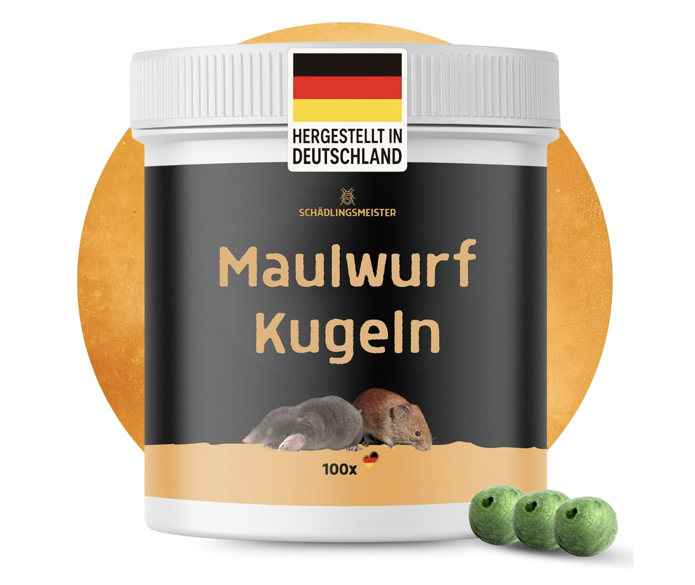 Schädlingsmeister - Maulwurf & Wühlmaus Kugeln