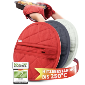 WOHNHELD - Topflappen Set