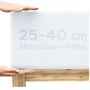 Wolkenfeld - Spannbettlaken Baumwolle/Lycra