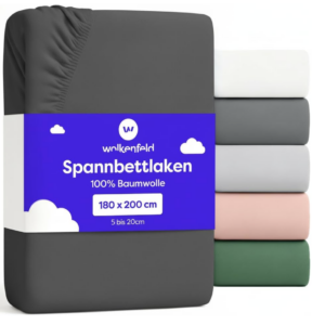 Wolkenfeld - Spannbettlaken Baumwolle