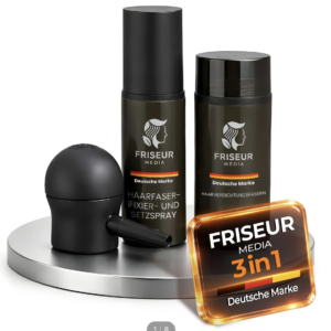 FriseurMedia - 3-in-1 Haarverdichtungs-Set