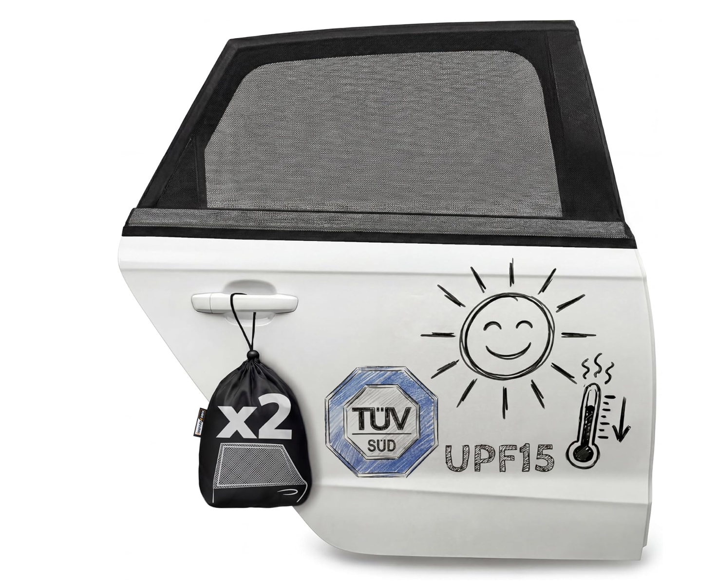 Upgrade4cars - Sonnenschutz Netz