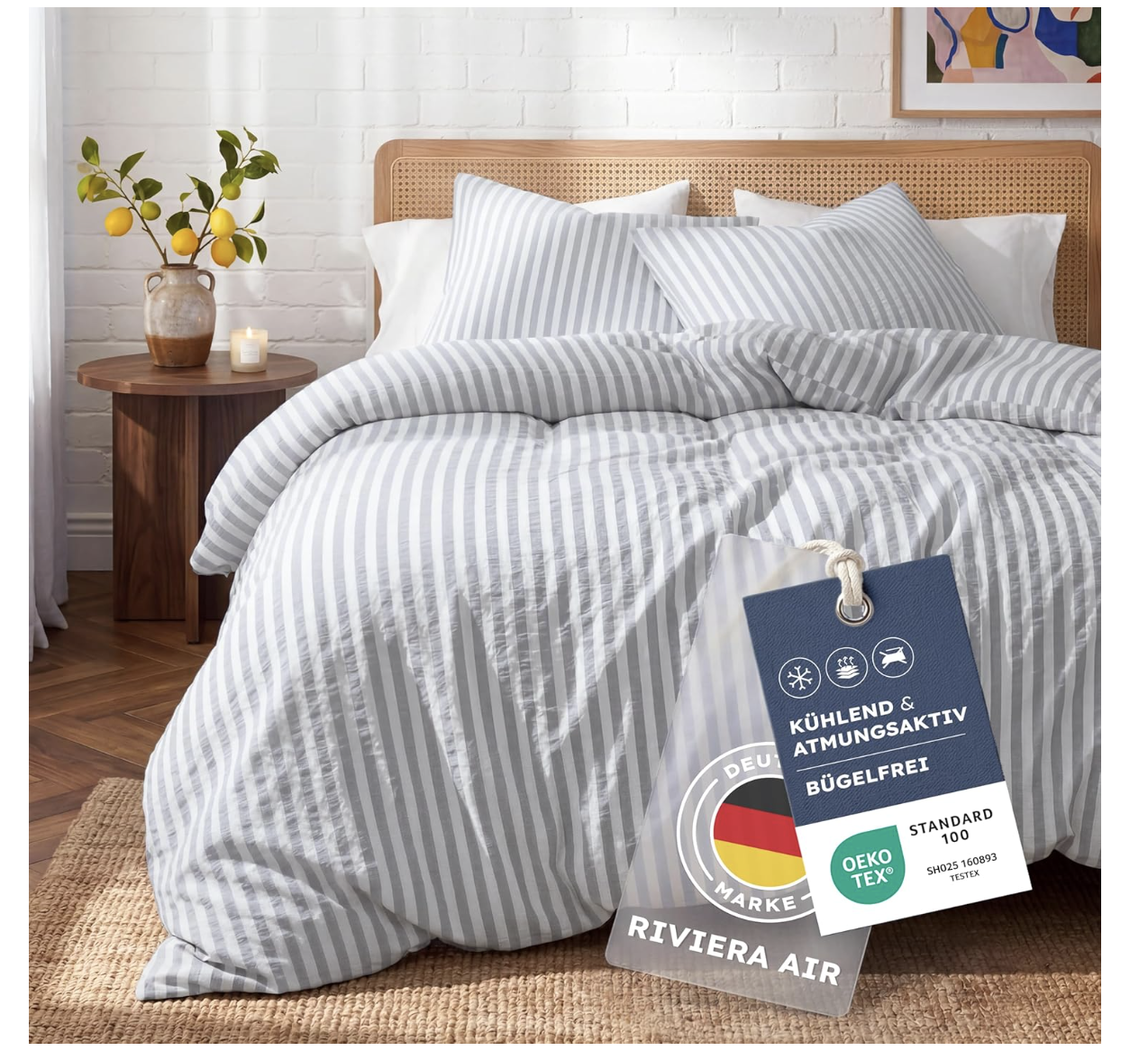 Blumtal - Premium Seersucker Bettwäsche