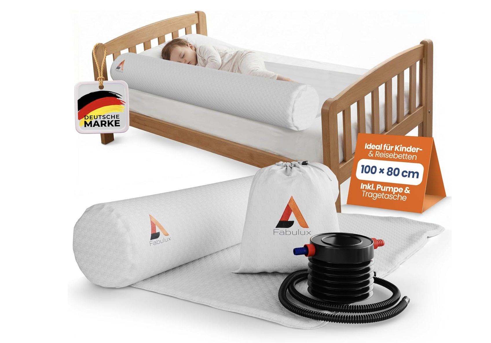 Fabulux - Aufblasbarer Rausfallschutz Bett