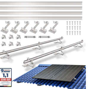 SolarMars - Solarmodul Halterung Ziegeldach