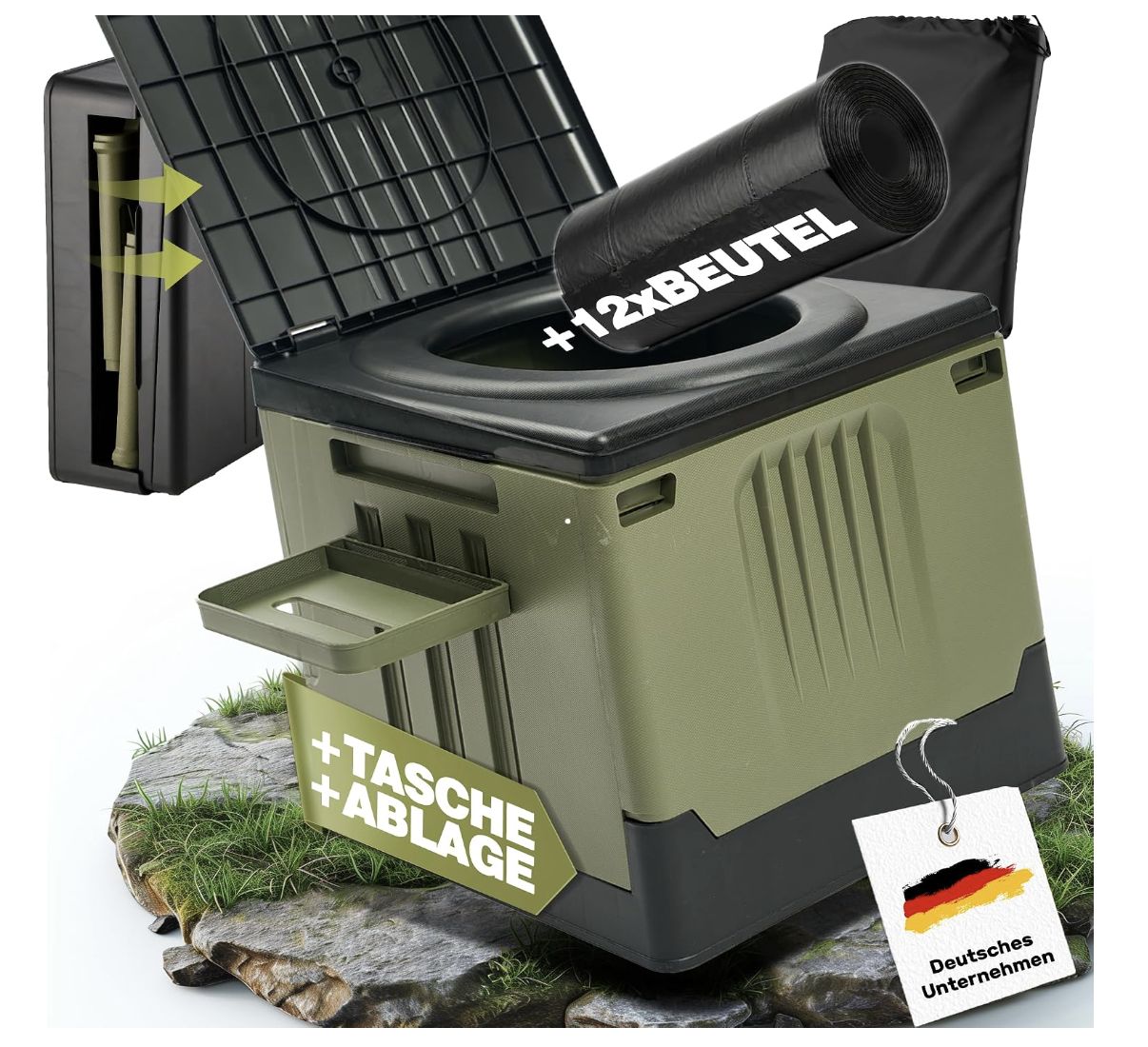 GLAMPmania - Campingtoilette faltbar