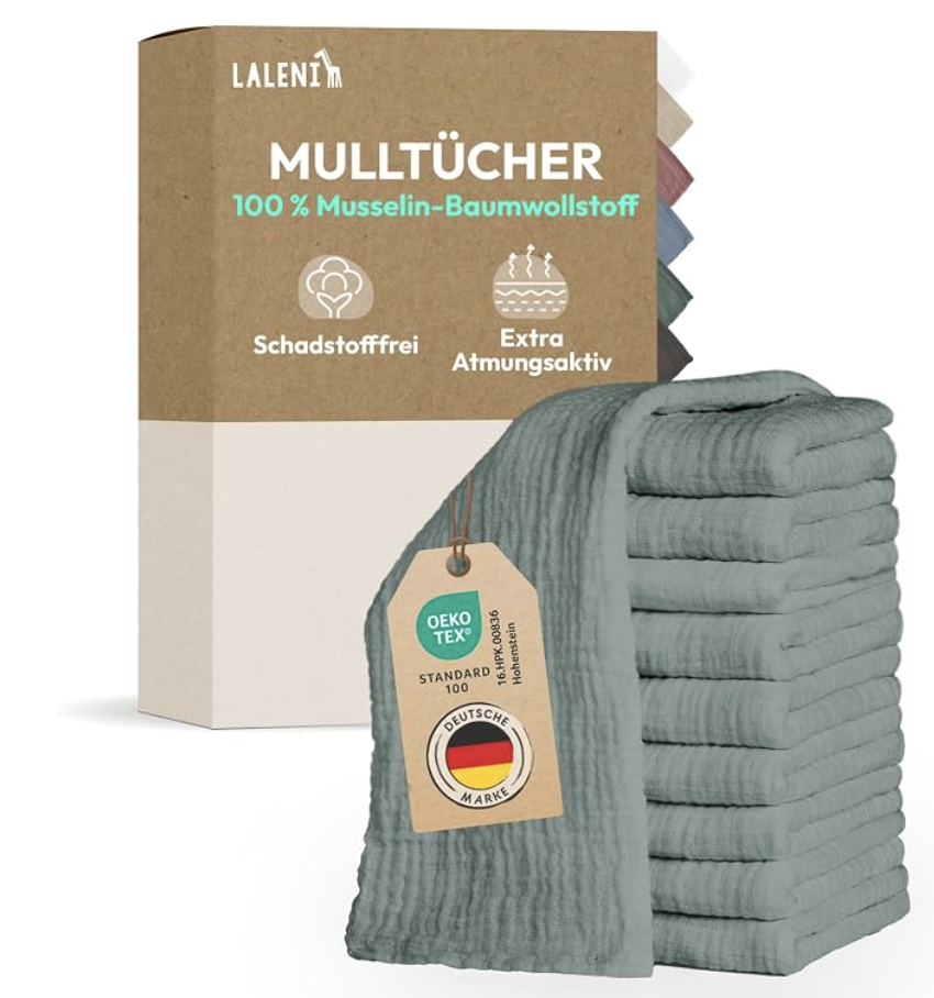 LALENI - Spucktücher Musselin