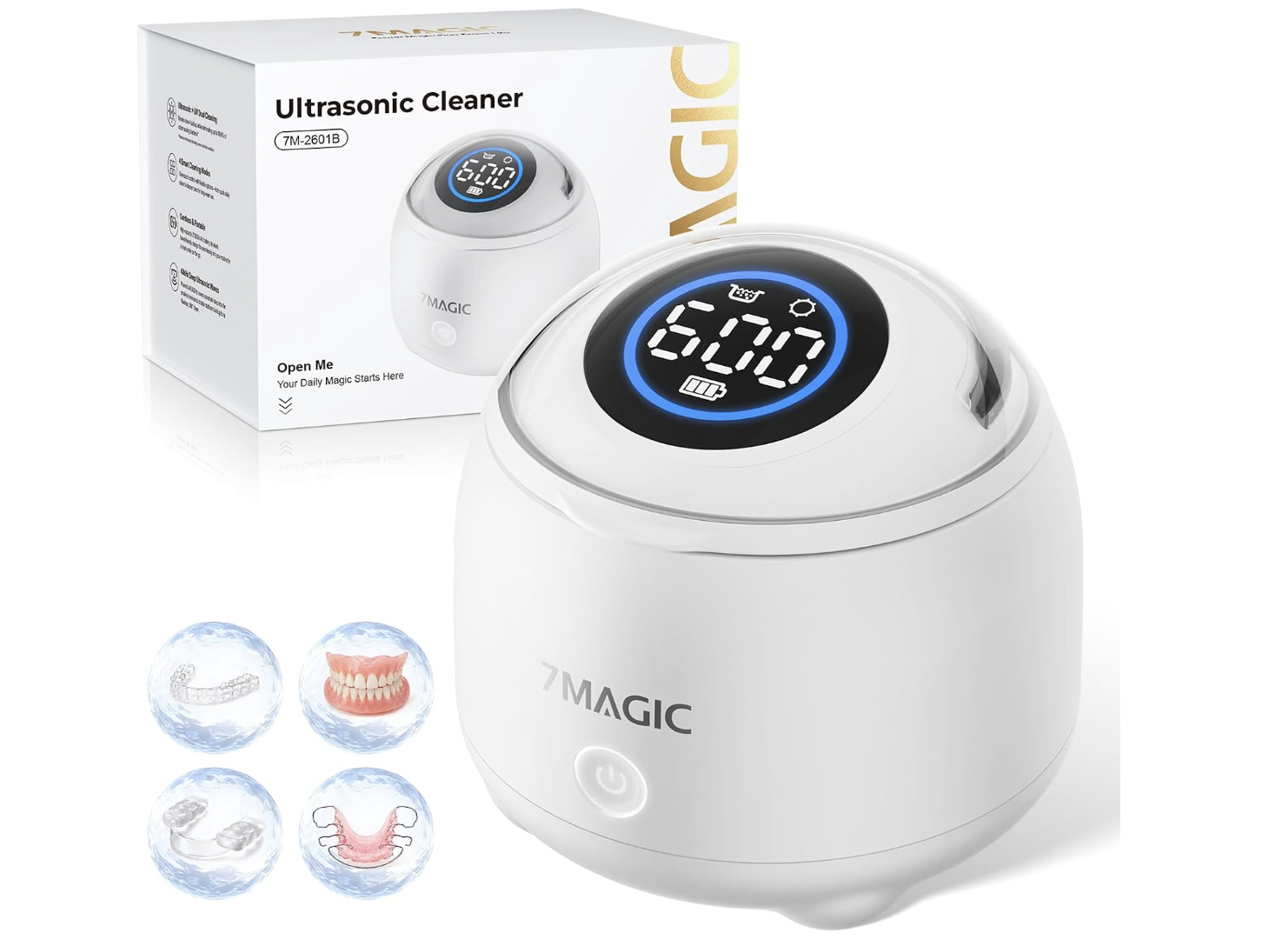 7MAGIC - Kabelloses Ultraschallreinigungsgerät